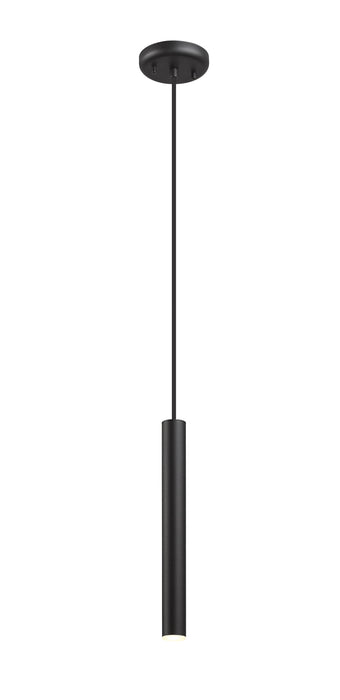 Pendant Z-Lite 919MP12-MB-LED Matte Black Forest 1 LightPendant Z-Lite