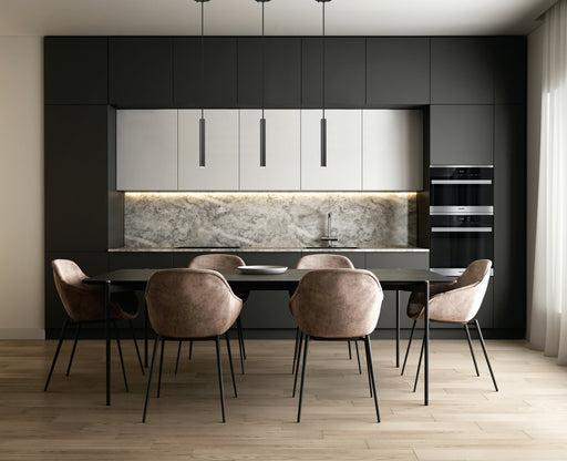 Pendant Z-Lite 919MP12-MB-LED Matte Black Forest 1 LightPendant Z-Lite