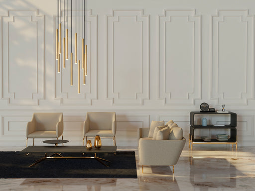 Chandelier Z-Lite 919MP24-11R-MGLD-LED Modern Gold Forest 11 Light Chandelier Z-Lite