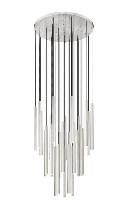 Chandelier Z-Lite 919MP24-27R-BN-LED Brushed Nickel Forest 27 Light Chandelier Z-Lite