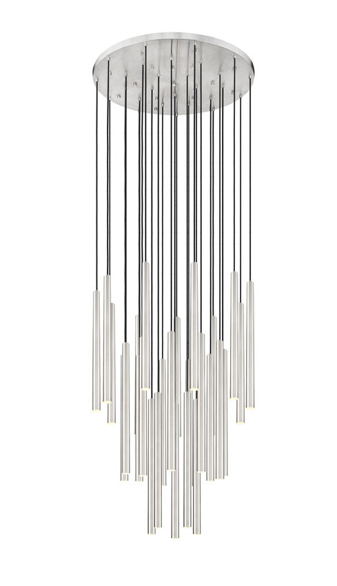 Chandelier Z-Lite 919MP24-27R-BN-LED Brushed Nickel Forest 27 Light Chandelier Z-Lite