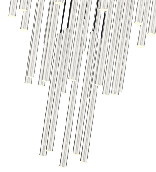 Chandelier Z-Lite 919MP24-27R-BN-LED Brushed Nickel Forest 27 Light Chandelier Z-Lite