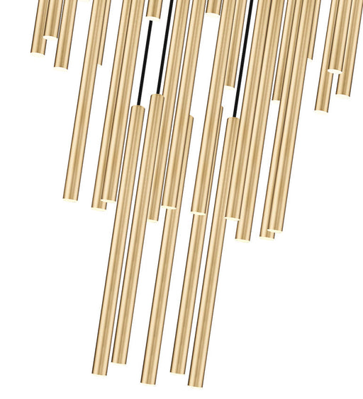 Chandelier Z-Lite 919MP24-27R-MGLD-LED Modern Gold Forest 27 Light Chandelier Z-Lite
