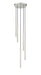 Chandelier Z-Lite 919MP24-5R-BN-LED Brushed Nickel Forest 5 Light Chandelier Z-Lite