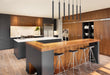 Linear Chandelier Z-Lite 919MP24-7L-MB-LED Matte Black Forest 7 Light Linear Chandelier Z-Lite