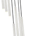 Chandelier Z-Lite 919MP24-7R-BN-LED Brushed Nickel Forest 7 Light Chandelier Z-Lite