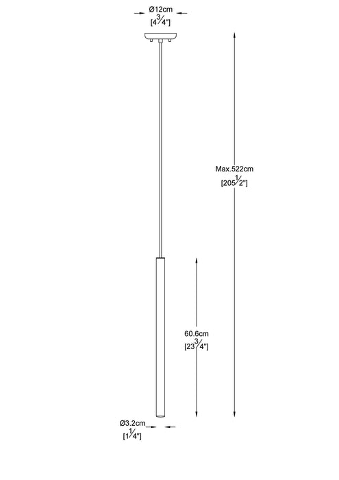 Pendant Z-Lite 919MP24-BN-LED Brushed Nickel Forest 1 LightPendant Z-Lite