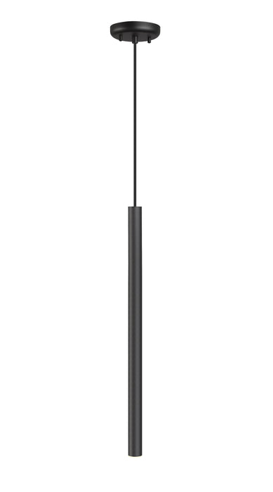 Pendant Z-Lite 919MP24-MB-LED Matte Black Forest 1 LightPendant Z-Lite