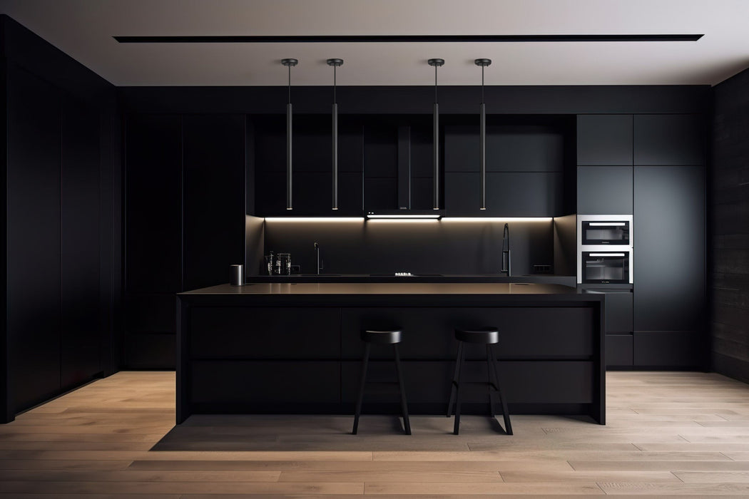 Pendant Z-Lite 919MP24-MB-LED Matte Black Forest 1 LightPendant Z-Lite