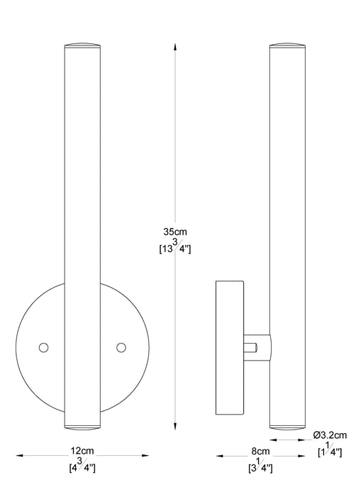 Wall Sconce Z-Lite 919S-MGLD-LED Modern Gold Forest 2 LightWall Sconce Z-Lite