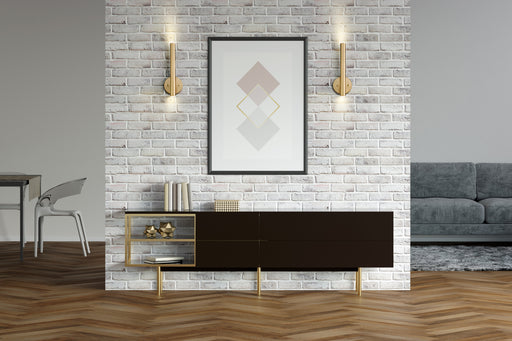 Wall Sconce Z-Lite 919S-MGLD-LED Modern Gold Forest 2 LightWall Sconce Z-Lite