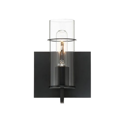 Eurofase 34133-036 Pista 9" Matte Black Wall Sconce