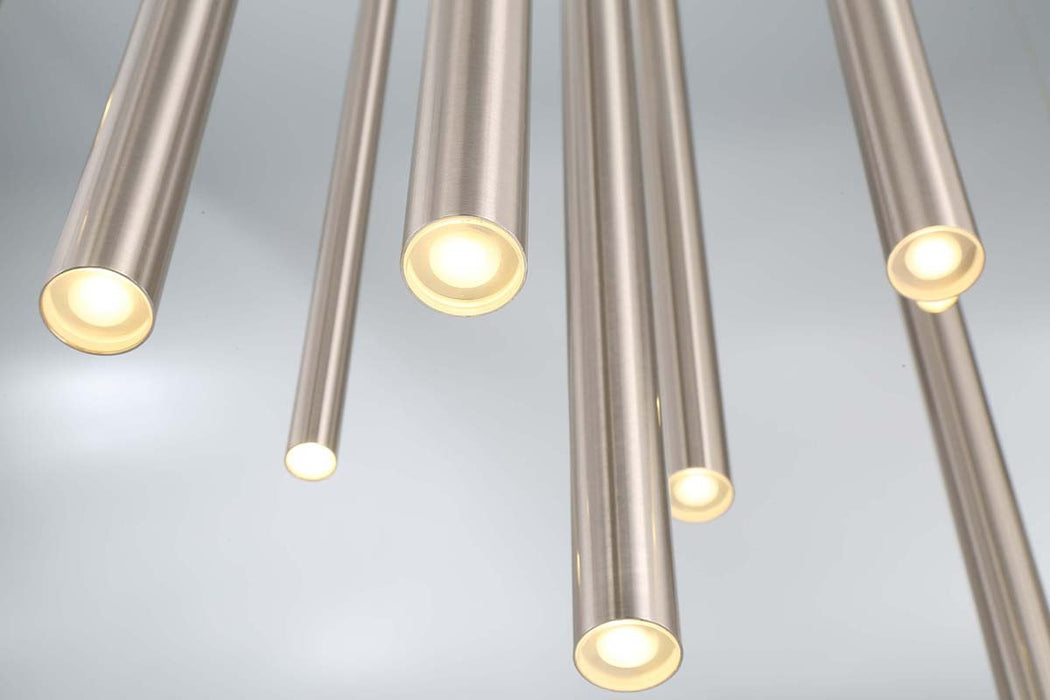 Eurofase 31445-025 Santana 24" Satin Nickel LED Chandelier