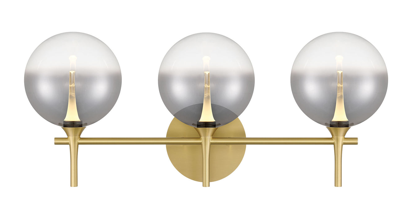 Eurofase 48913-027 Iissa 3-Light Gold LED Vanity Light