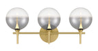 Eurofase 48913-027 Iissa 3-Light Gold LED Vanity Light