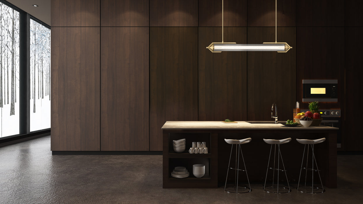 Eurofase 45715-025 Espada 48" Gold LED Chandelier