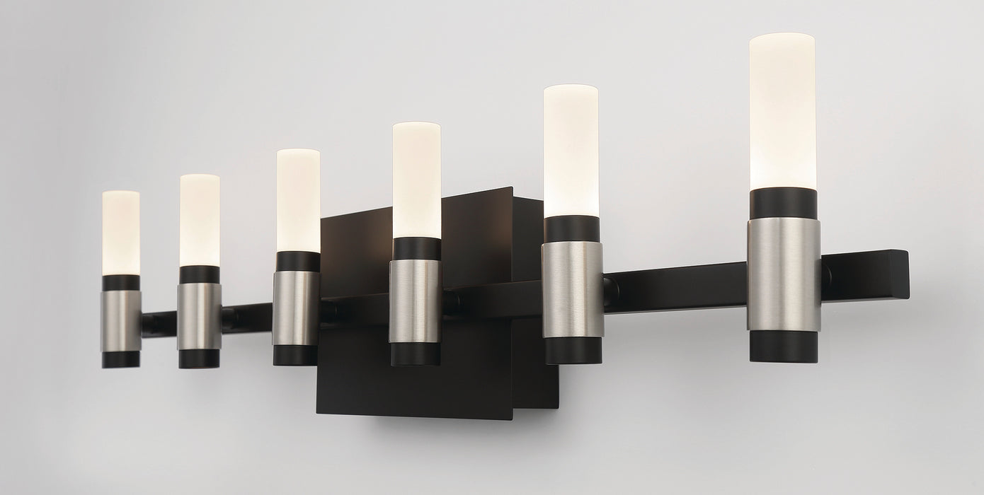 Eurofase 45237-027 Albany 27" Silver-Black Mix LED Vanity Light