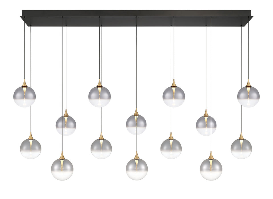 Eurofase 48938-020 Iissa 72" Gold LED Chandelier