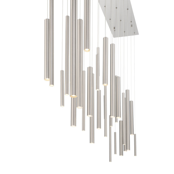 Eurofase 46814-036 Santana 72" Satin Nickel LED Chandelier