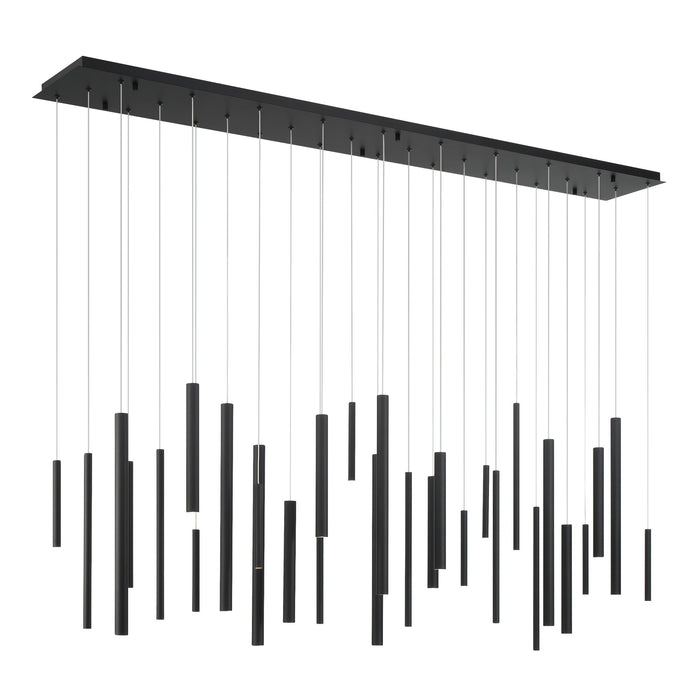 Eurofase 46814-029 Santana 72" Matte Black LED Chandelier
