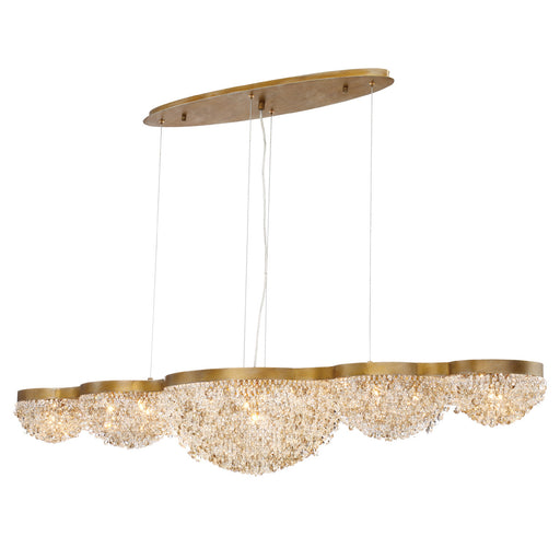 Eurofase 31831-017 Mondo 10" Gold Chandelier