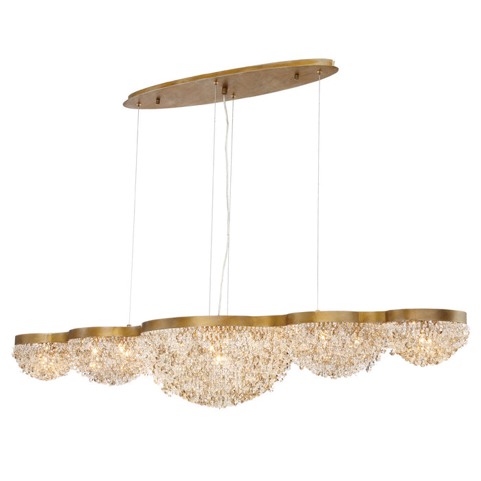 Eurofase 31831-017 Mondo 10" Gold Chandelier