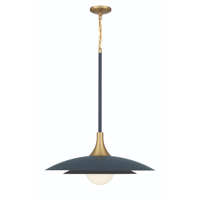 Eurofase 46785-022 Welsh 30" Matte Blue LED Pendant Light