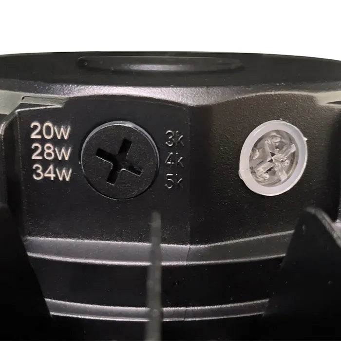 Outdoor Post Light NaturaLED 9571 LED Post Top Area Light 20-34W CCT3 w/Photocell NaturaLED