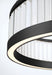 Eurofase 49352-023 Empra 30" Matte Black LED Chandelier