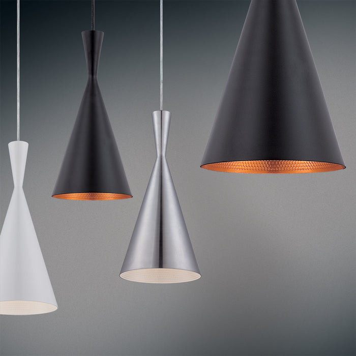 Eurofase 20437-046 Bronx 16" Brushed Nickel Pendant Light