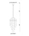 Eurofase 47912-014 Altesa 46" Chrome Chandelier
