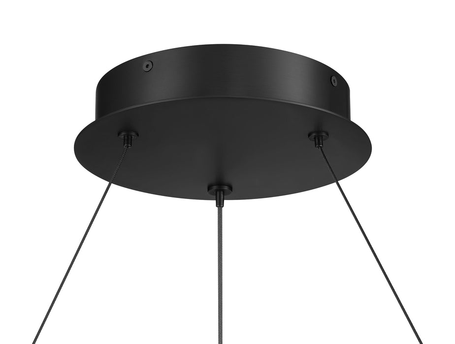 Eurofase 49352-023 Empra 30" Matte Black LED Chandelier