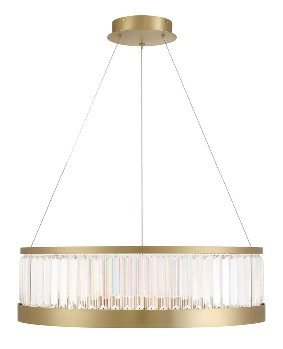 Eurofase 49352-016 Empra 30" Gold LED Chandelier
