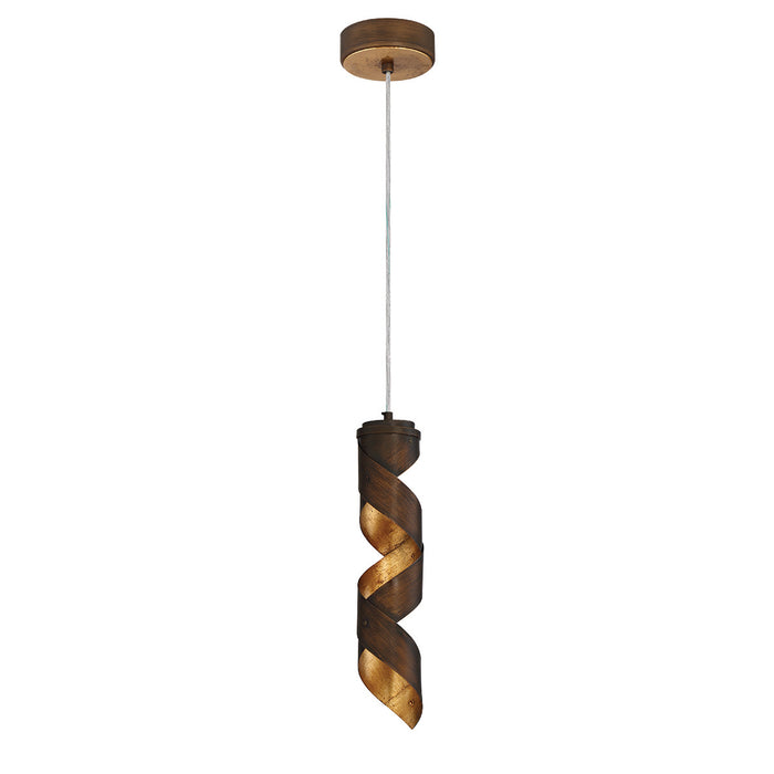 Eurofase 30084-018 Banderia 17" Bronze-Gold Mix LED Pendant Light