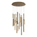 Eurofase 31445-038 Santana 24" Brushed Brass LED Chandelier