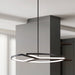 Chandelier Thesis 207767A Alfie 30 inch 3 light Textured Black 3CCT LED Chandelier THESIS