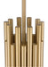 Eurofase 49012-019 Olette 42" Gold LED Chandelier