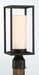 Eurofase 41963-012 Ren 15" Powder Coat Black Outdoor Post Light