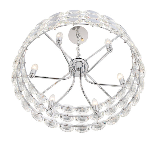 Eurofase 44285-012 Perrene 23" Chrome Chandelier