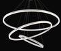 Eurofase 31474-016 Spunto 61" Brushed Silver LED Chandelier