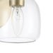 Vanity Light Thesis 206998A Valentina 5 inch 1 light Champagne Gold Vanity Light with Clear Glass Shade THESIS