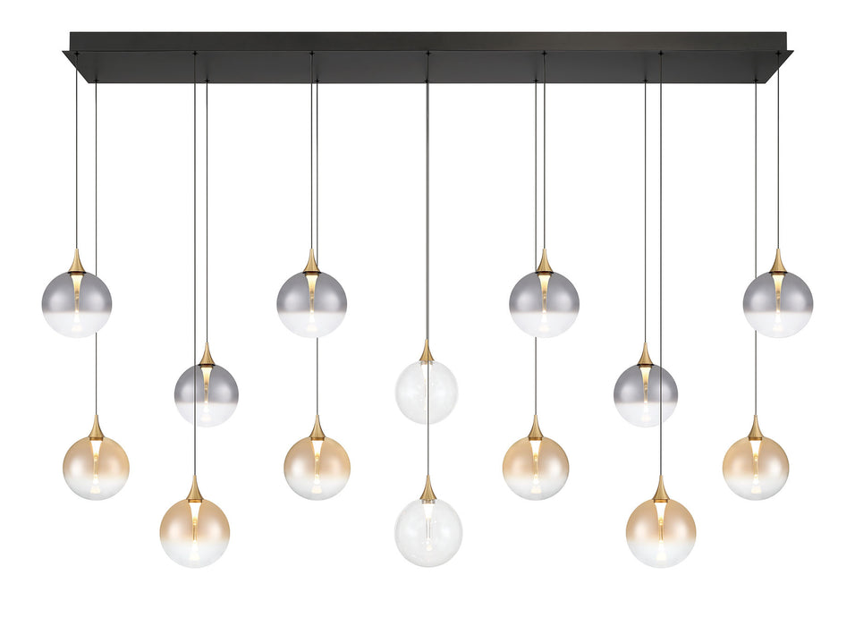 Eurofase 48938-040 Iissa 72" Gold LED Chandelier