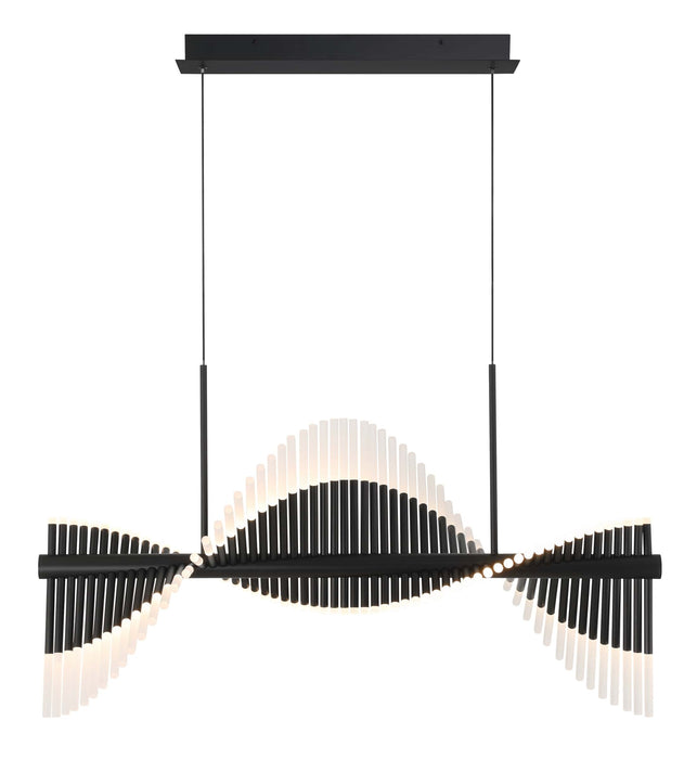 Eurofase 47125-025 Voltik 40" Matte Black LED Chandelier