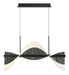 Eurofase 47125-025 Voltik 40" Matte Black LED Chandelier