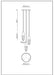 Eurofase 43858-022 Ecrou 12" Matte Black LED Chandelier