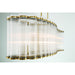 Eurofase 47240-018 Glasbury 52" Gold Chandelier