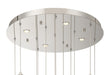 Eurofase 50102-013 Jateo 24" Polished Nickel LED Chandelier