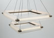 Eurofase 50055-029 Neoness 34" Weathered Brass LED Chandelier