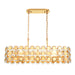 Eurofase 44287-020 Perrene 40" Gold Chandelier