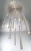 Eurofase 31445-025 Santana 24" Satin Nickel LED Chandelier